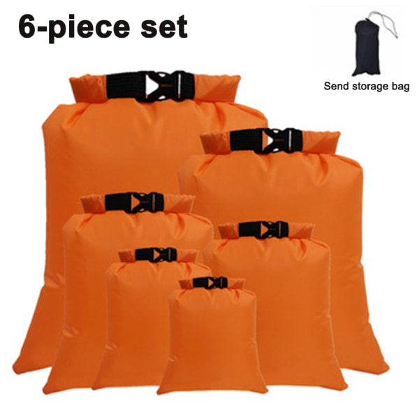 Vanntett Dry Bag Ryggsekk – 6 Pack Gym Bag Dry Sacks