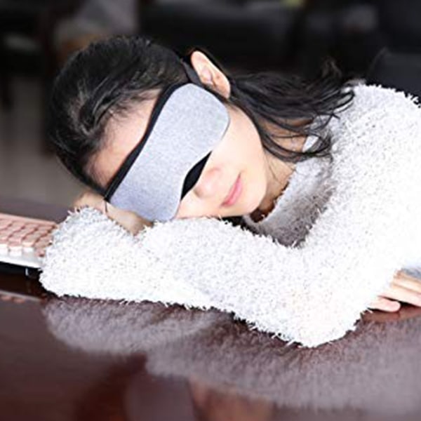 1 st Bärbar kall och varm USB uppvärmd Steam Eye Mask + Återanvändbar