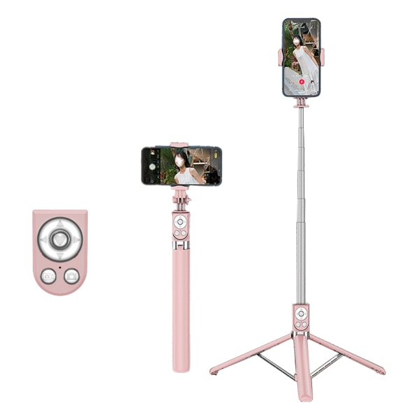 Selfie Stick, uttrekkbar Selfie Stick med Tik Tok oppladbar