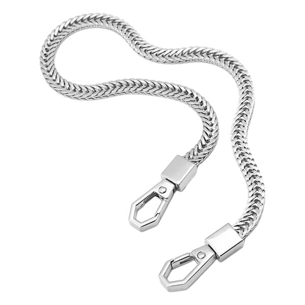 Jern Flat Chain Strap Veske Kjede Stropper Håndveske Kjeder Skulderutskifting Slange Bein Kjede Stropper