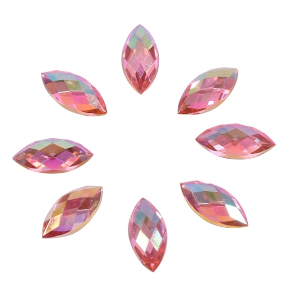 Rhinestones Crystal Flatback Beads Smykker Beklædningstilbehør (Pink)