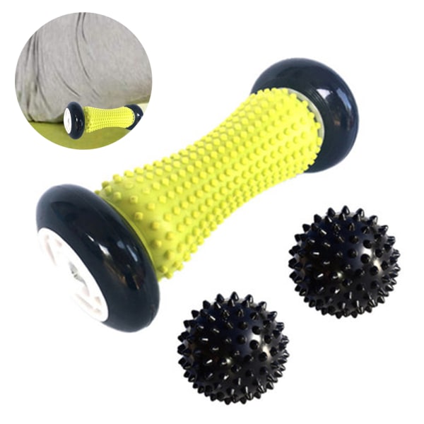Fotmassasjerulle Spiky Ball Fotmassasjeapparat for smertelindring