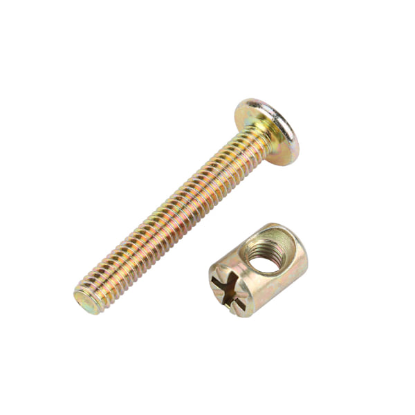 20pcs High Quality Stainless Steel Hex Flat Head Screw Hammer Head Nut (6 * 50mm)