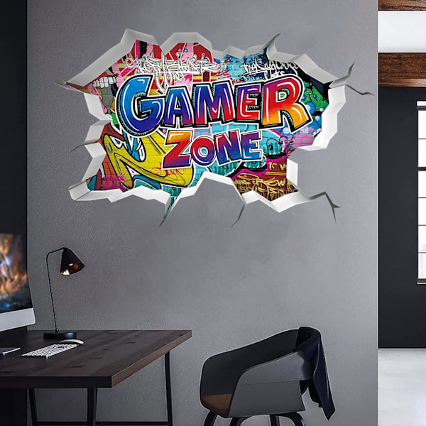 Gamer, Väggdekaler, Pojkrum