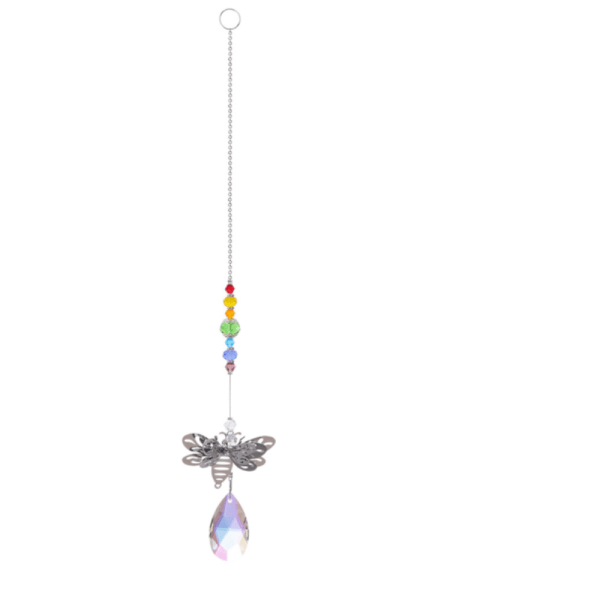 7 Pack Crystal Sun Catcher Bee Pendant Pendant Prism Rainbow
