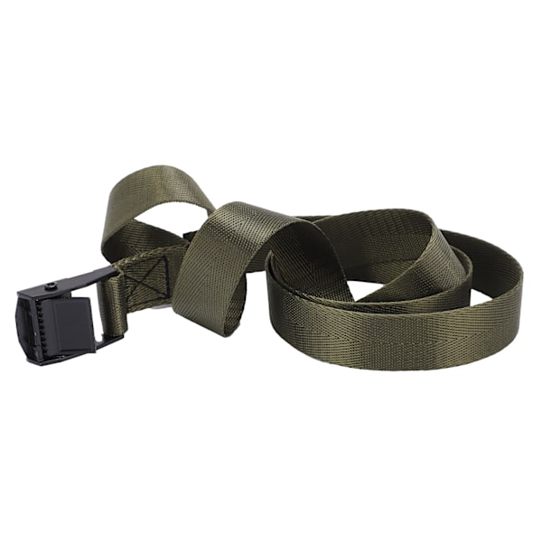 2Pcs Lashing Straps Green 25mm Heavy Duty Goods Tie Down Strapping Bands with Zinc Alloy Buckles3 Meters