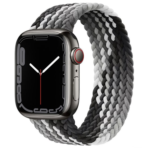Elastiskt Armband, Apple Watch, 38mm-41mm, Grå Grå M