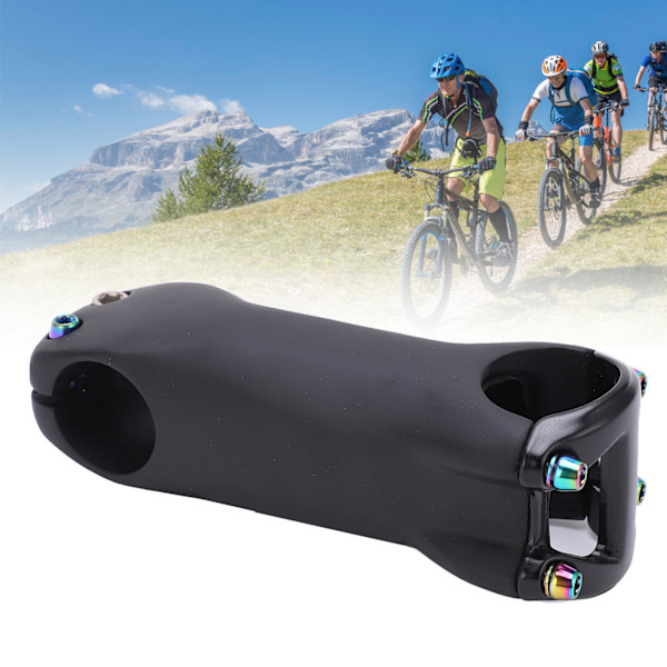 Bike Stem AntiDeformation AntiRust Durable Bicycle Handlebar Stem for Gear Bicycle Mountain Bike(110mm )