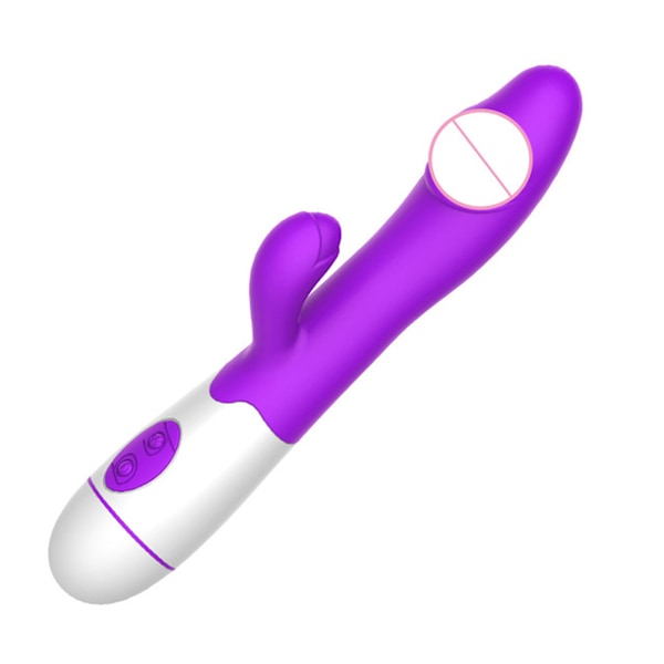 30-Nopeuden Värähtely Dildo Rabbit Vibrator Naisille USB-Lataus Kaksimoottorinen G-Pisteen Vibrator Naisten Seksuaalilelut