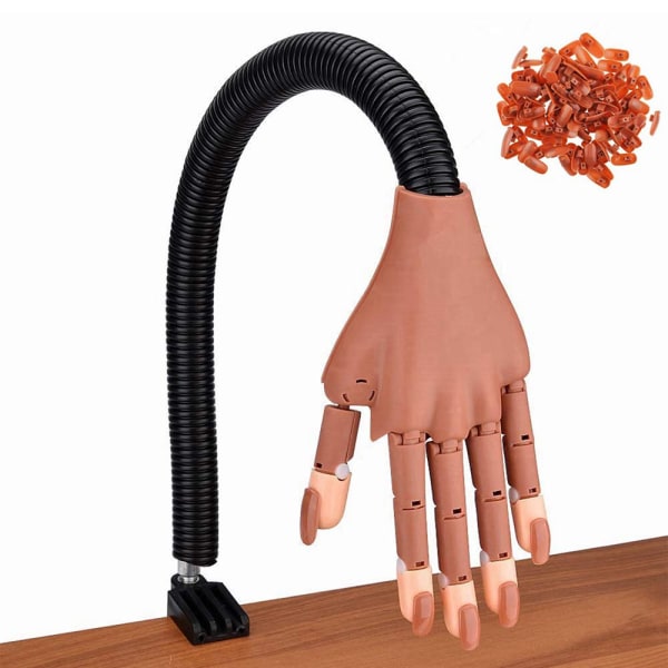 Negletrening Praksis Hand Nail Display Manikyr Supply -