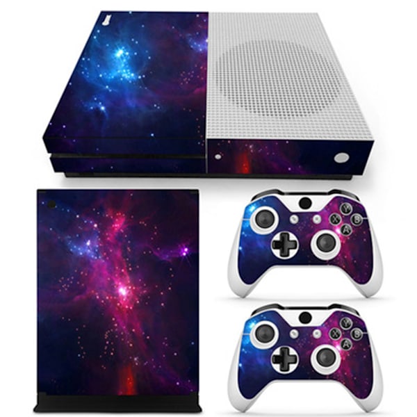 Console sticker Carbon Fiber Vinyl Skin Sticker for Xbox ONE Slim Console & Controllers