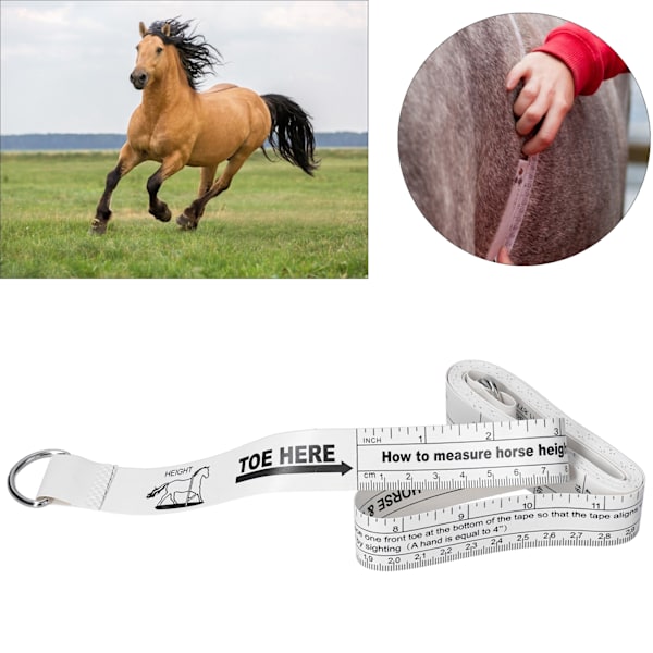 2.42m Horse Weight Tape Bust Weight Body Length Horse Measuring Stick for Animal Husbandry Farm