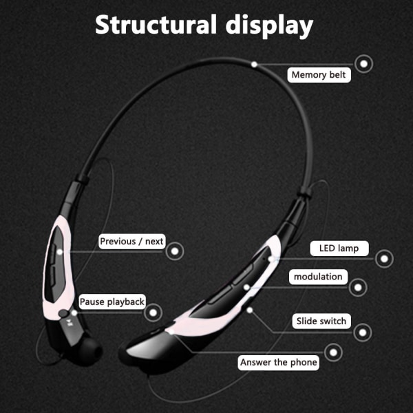 Bluetooth-hovedtelefoner, Bluetooth 4.0 trådløst halsbåndshovedsæt