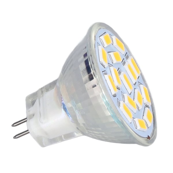 2 st LED MR11 12V 3W glödlampor med keramisk sockel, UV-fria, ögonskyddande lampor för sovrum, vardagsrum, vitt ljus 6000K