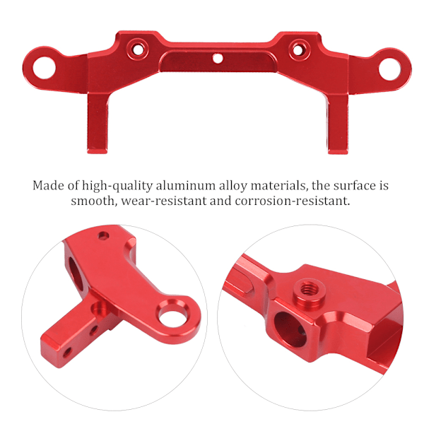 Bakre stötfångare i aluminiumlegering för Axial scx10 III 1/10 RC-bil