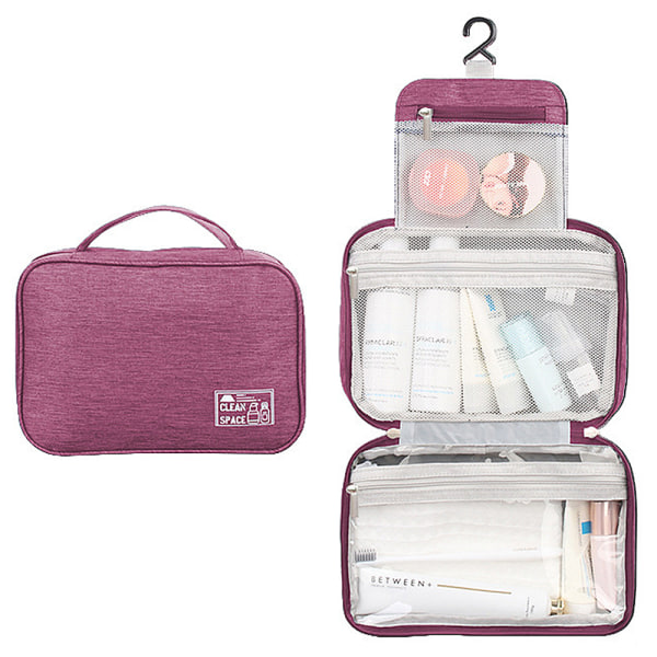 Resväska med hängkrok, vattenavvisande makeup-kosmetik