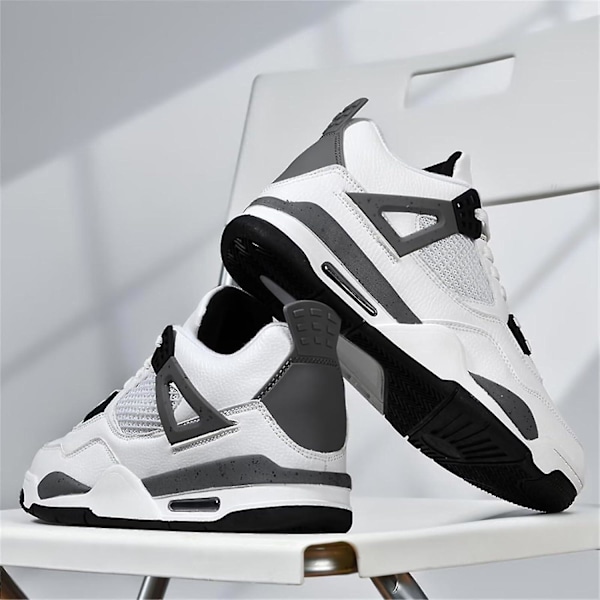 Män,Skateskor,Fitness,Basket,Casual,Löpning,Promenad 2 Aj4white Lila 5 UK