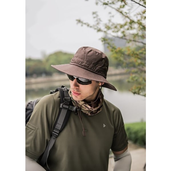 Solhatt, Herr, Dam, UV-skydd, Hopfällbar, Safarihatt