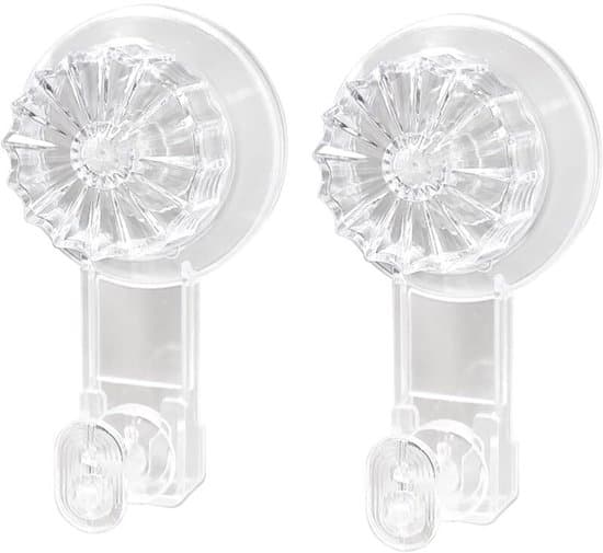 Krokar - 2-pack kranskrokar med sugproppar - Vattentäta - Avtagbara