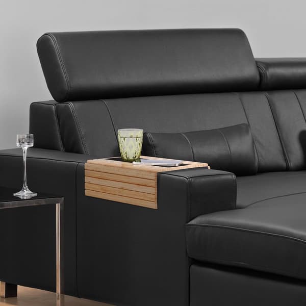 armstödsbricka, bambu, bord för soffryggstöd, flexibel soffbricka, soffa, naturlig