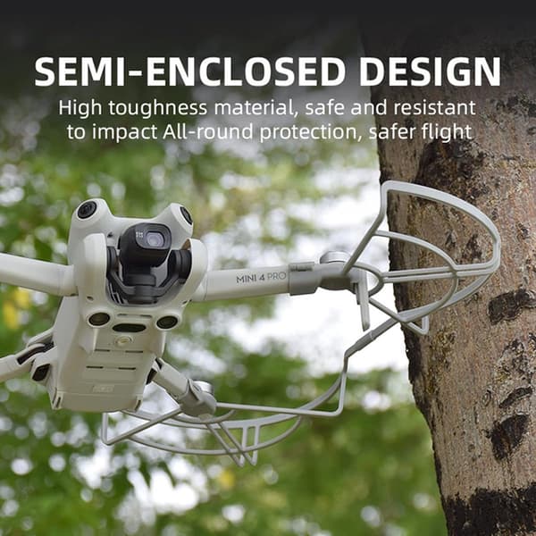 Passer for DJI Mini 4 Pro Drone – Propellbeskyttelse (Antikollisjon) (Drone Tilbehør)