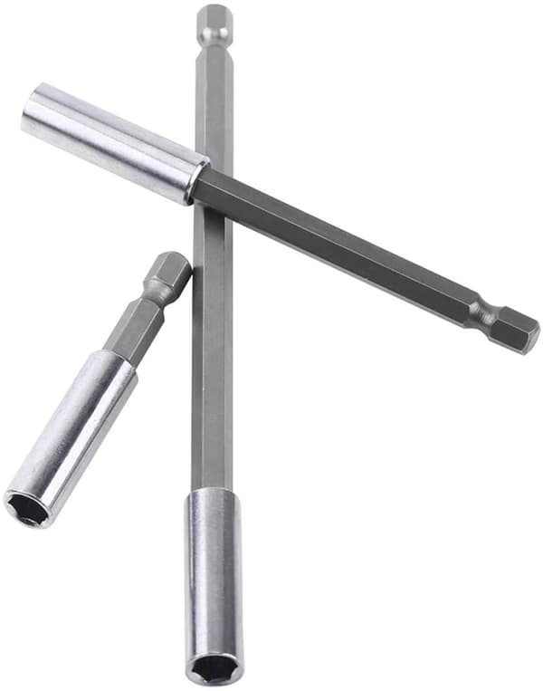 Hex Shank Elektrisk Magnetisk Bitsholder Drillforlengelse, Karbonstål Vanadiumstål Skrutrekker Bitsholder (Stk)