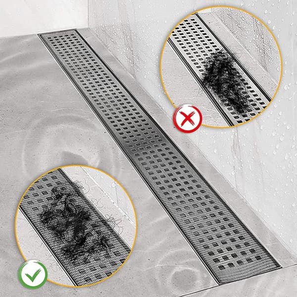 Hårklype for dusj - PVC-nett - 10 meter * 100 centimeter
