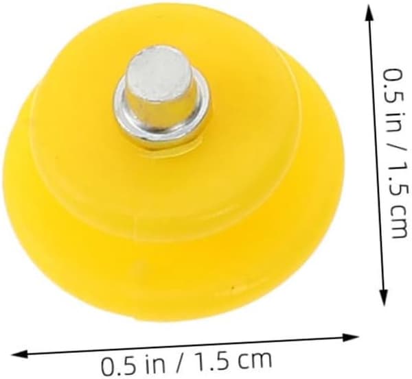 ING 20 stk. Ispigger – Sklisikre gripnegler for sko, gule ABS-ispigger for fotturer