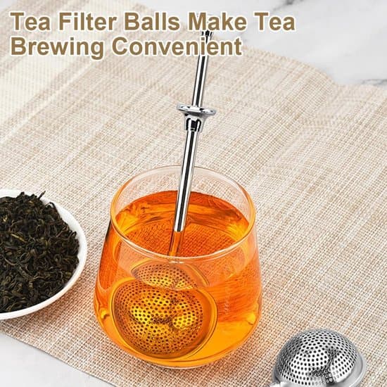 2-i-1 Filter i rustfrit stål - Finmasket tefilter & bagepulverdispenser - Ét stykke