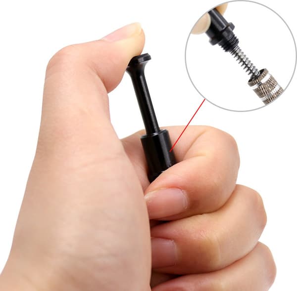 ING 4-Klo Upplockningsverktyg Piercing Kulklämma - Spikklämma (3-Pack, Grå)