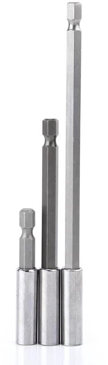 Hex Shank Elektrisk Magnetisk Bitsholder Drillforlengelse, Karbonstål Vanadiumstål Skrutrekker Bitsholder (Stk)