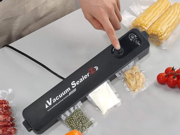 Vakuumforsegler - Forseglingsenhet - Inkluderer 10 gjenlukkbare poser
