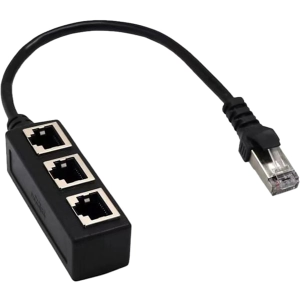 Stik til tre-bus LAN-Ethernet splitter - Ethernet forbindelses splitter
