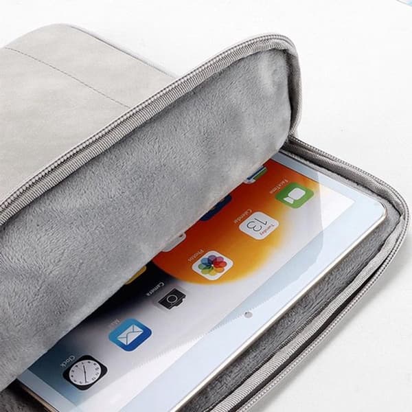 ING Egnet til 13-tommer iPad Air M3 2025 model - 12,9-13 tommer tablet taske - lysegrå