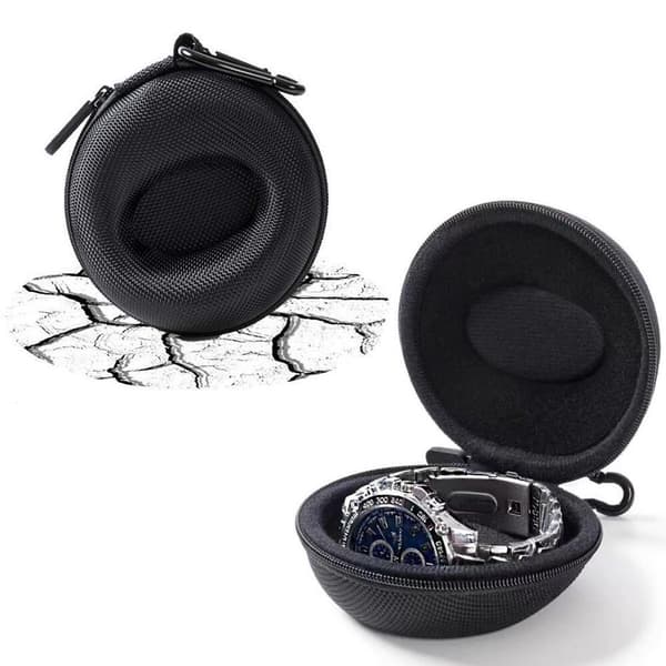 2-pack klockbox - 10*10*5 cm - Förvaringsbox för klocka/smartklocka på resan