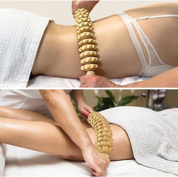 ING Træ Massage Roller til Muskelafslapning og Kropsformning