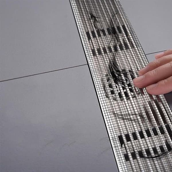 ING Brusebad hårklemme - PVC mesh - 10 meter * 100 centimeter