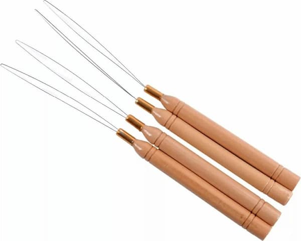 ING Microring loop, Microring nål 4 stycken, hårförlängningar, trädning, pärlor