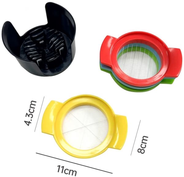ING 4-i-1 Æggedeler - Multifunktionel Æggedeler - Fremstillet af Rustfrit Stål og Plastik