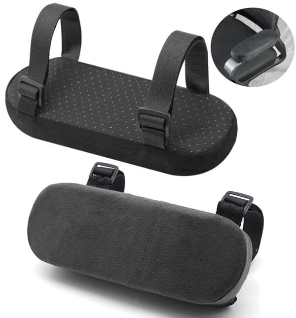ING Kontorstol med 2 armlænspuder - Ergonomisk design - Armstøtte - Universal