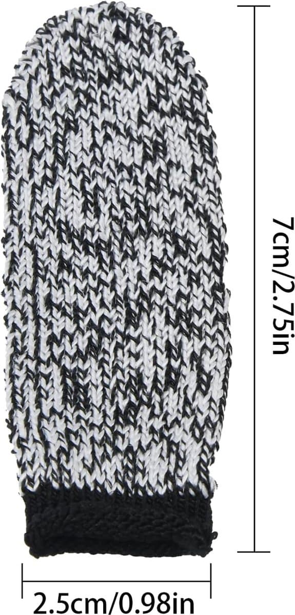 20-delt anti-fingerklem seng - fingerbeskyttelse mod fingerklem - grå
