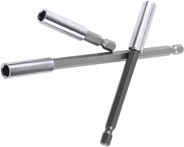 Hex Shank Elektrisk Magnetisk Bitsholder Drillforlengelse, Karbonstål Vanadiumstål Skrutrekker Bitsholder (Stk)