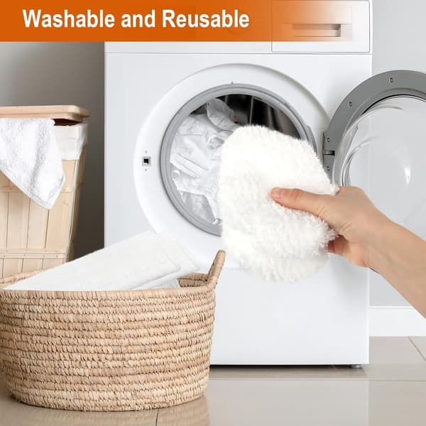 ING Damprenser Tilbehør 10 Stykker Tilbehør til Kärcher Easyfix Sc2 Sc3 Sc4 & Sc5 Moppepude Mikrofiberklude Vaskbare Mikrofiberklude