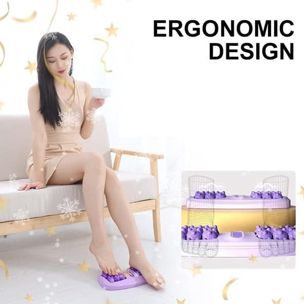 Fodmassager - Bærbar Fodmassager - Lilla