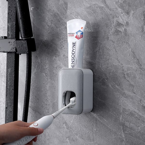 ING Automatisk tandpastadispenser, vægmonteret tandpastadispenser til badeværelset