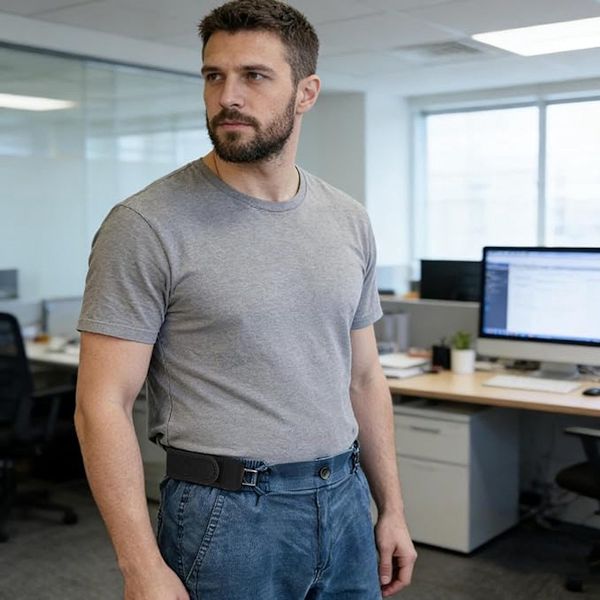 ING Spenneløst Belte 2 Stykker Elastisk Komfortbelte Spennefritt Belte Elastisk Belte Spennefritt Justerbart One Size Tilbehør Elastisk Stretchbelte for