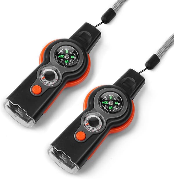 ING Todelt sæt - Nødssirene - ABS - Orange - 10,9*4,5*2,6 cm
