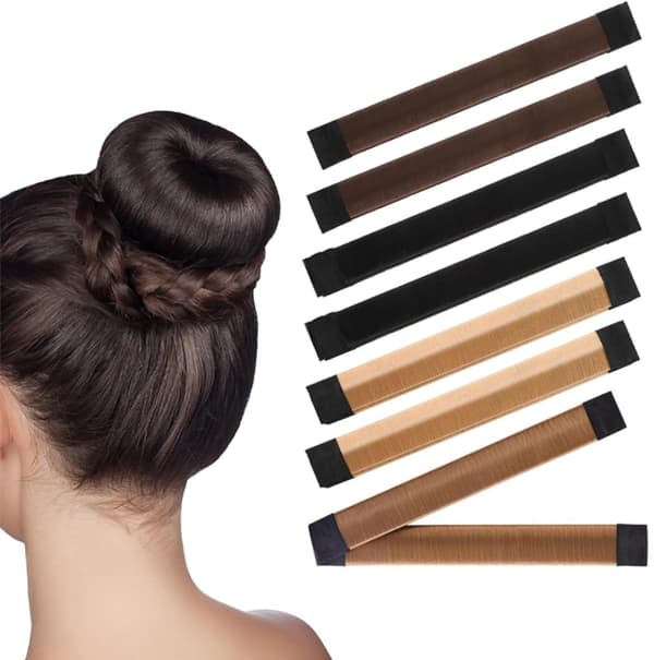 Magisk Knold Maker - 8 stk - Hårelastik - Skab Den Perfekte Knold - Donut Tilbehør - Wrap Snap - Fransk Twist Hår Plicket - Knold Makers Til Kvinder