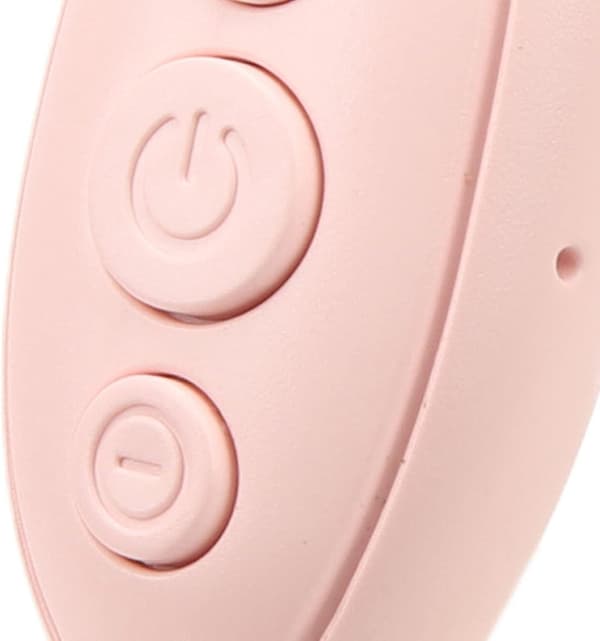Bluetooth fjärrkontrollsidvändare/ringscrollare för TikTok, kompatibel med iOS- och Android-system, stöder foto- och videoappar (rosa).