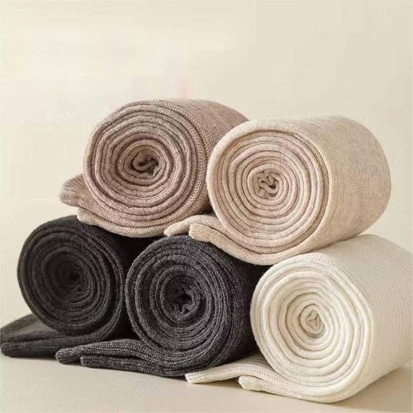 Knæhøje strømper - Over-knee strømper - 100 cm længde - Størrelse 36-40 - Brun